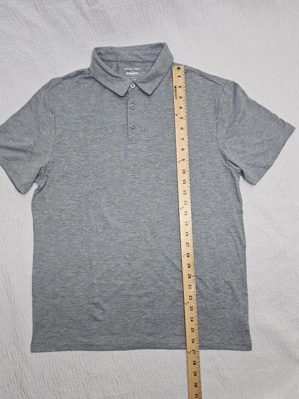 Member's Mark Men's Moisture Wicking Favorite Soft Stretch Polo Size M - Picture 7 of 8